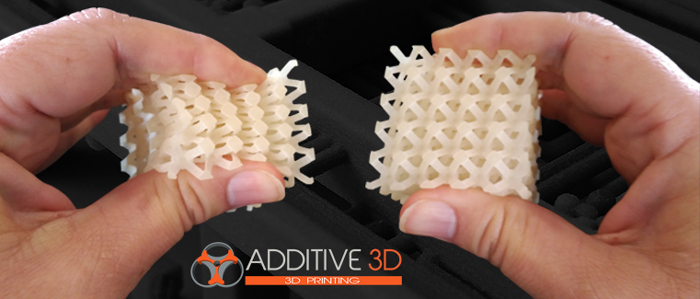 Matire flexible plastique par impresion 3D