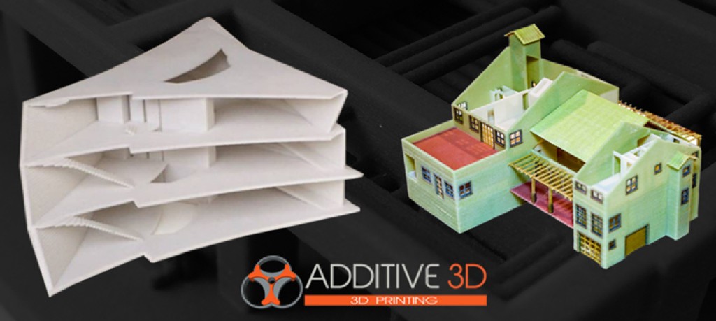 Exemples d'immeuble maison par impression 3D