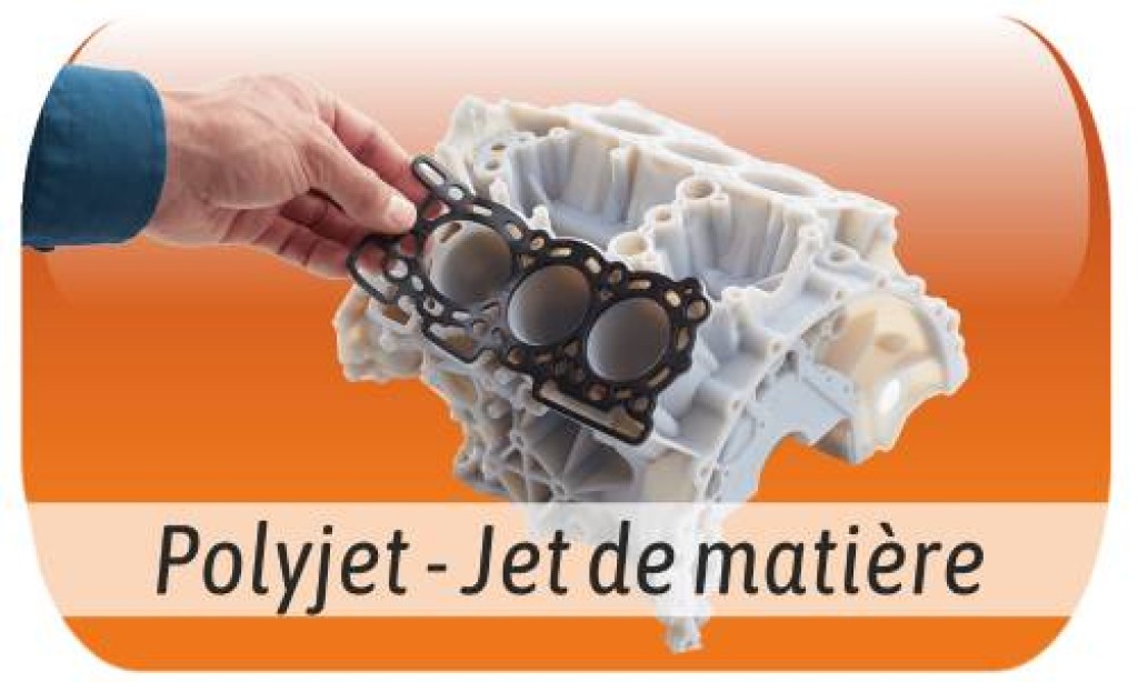 Polyjet - Impression 3D par jet de matière