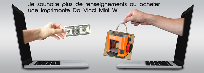 Acheter une imprimante 3D da vinci mini pas chre