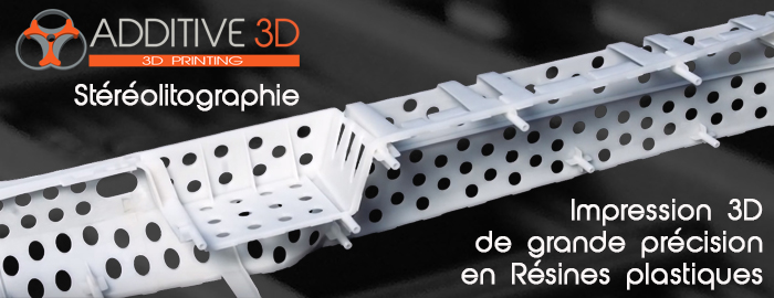 Impression 3D haute dfinition de Rsines par Strolitographie - SLA. Prcision et choix de matires  prix avantageux. Plastique transparent durable ou blanc simulant le polypropylne, polycarbonate, ABS. Matres modles prcis pour moulage silicone.